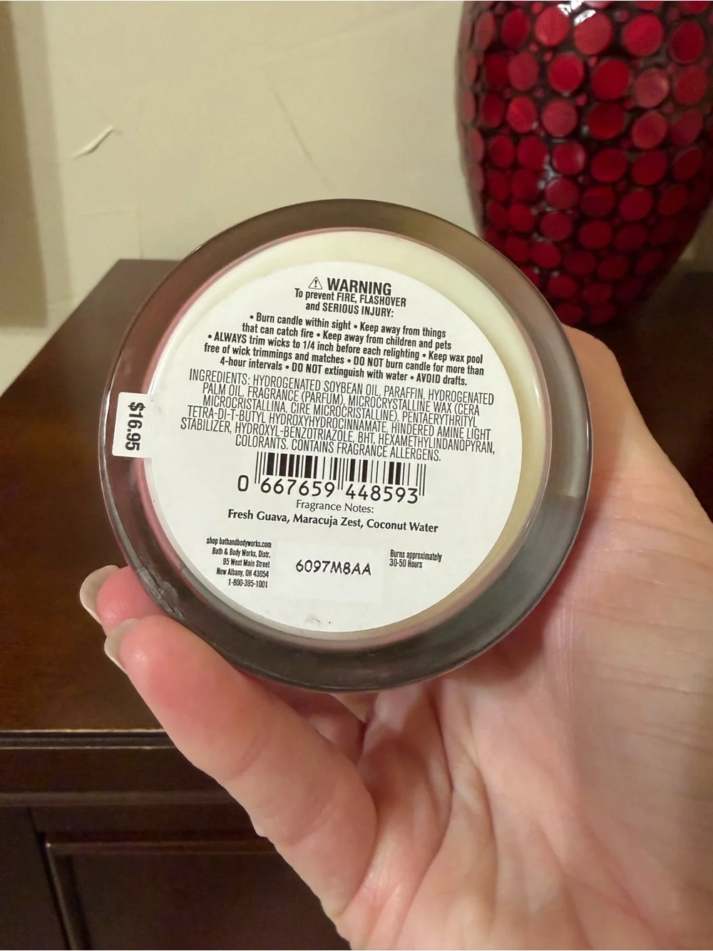 Bath & Body Works Viva Brazil Single Wick Candle
